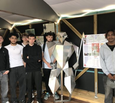 L'exposition prête pour les visites.